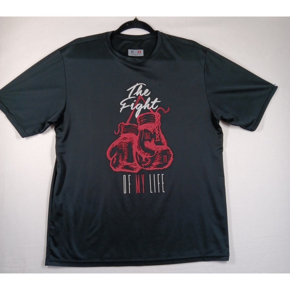 A4 T-Shirt Men's Medium Stay Humble Fight Hard‎ Boxing Gloves - Boxer